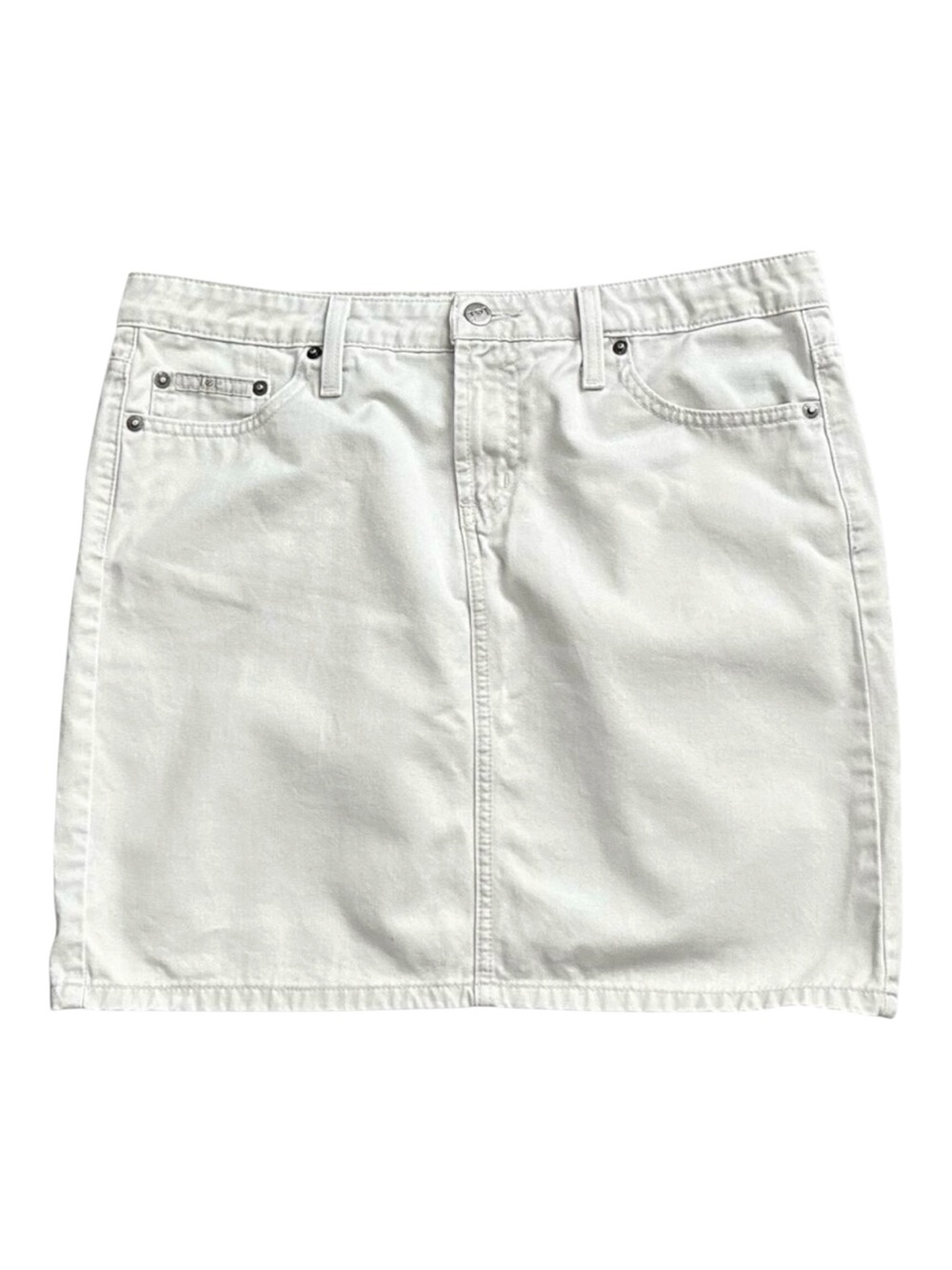 L.E.I. Skirt Womens 11 Beige Khaki Chino Twill Mini 5 Pocket Vintage Y2K Cotton
